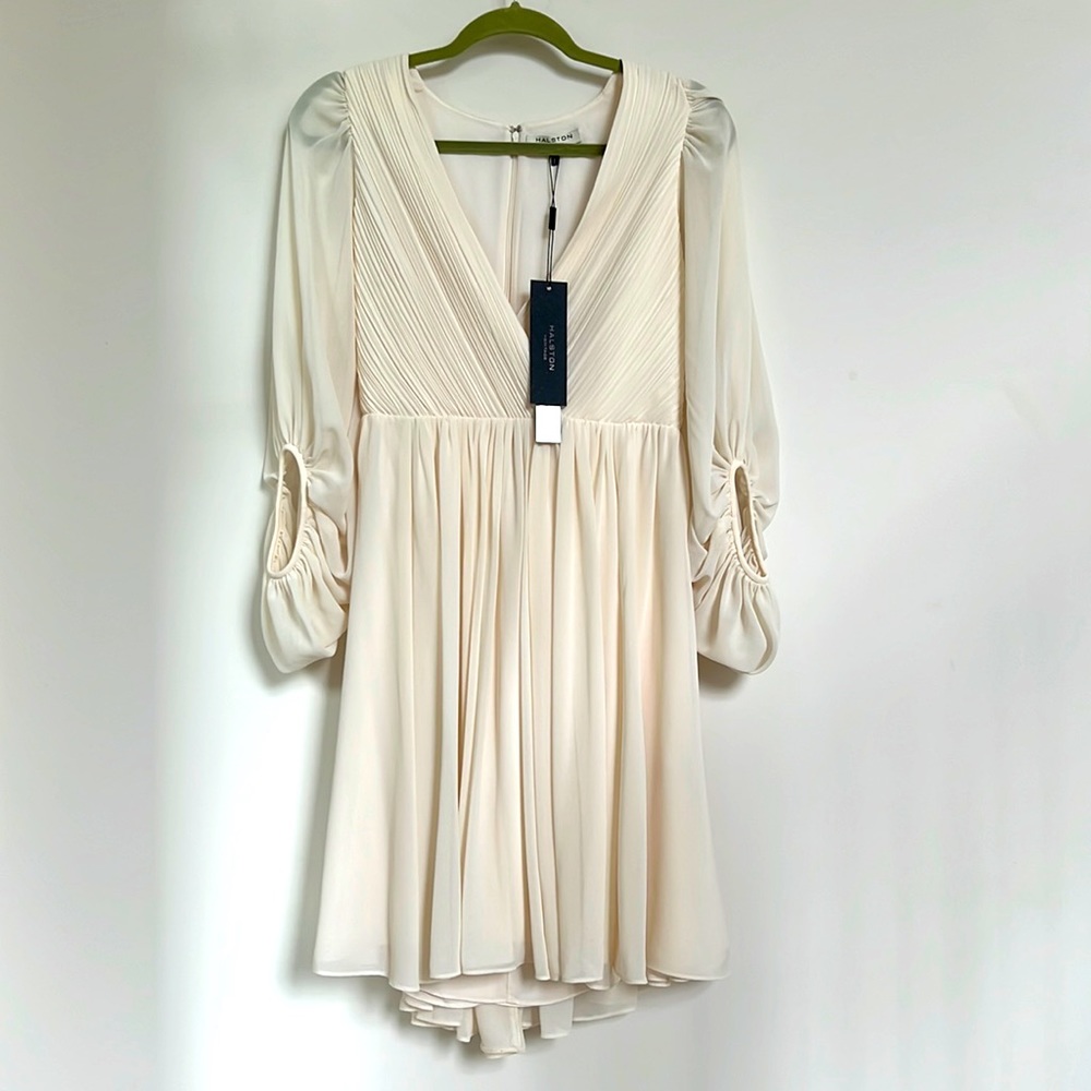 Halston Heritage Evening Collection Grecian-inspired dress